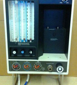 Ohmeda Excel Prodigy Wall Mounted Anaesthesia Machine with Hoses not including Vapourizer