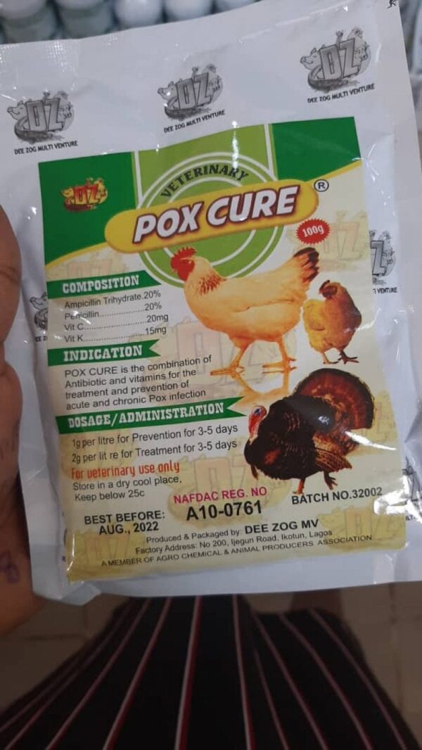 Pox Cure | For Poultry | Vanguard (100g)