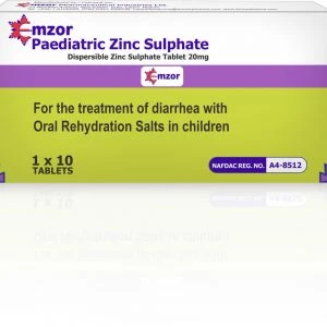 Emzor Paediatric Zinc 20mg