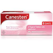 Canesten Vaginal 100mg Tab X6
