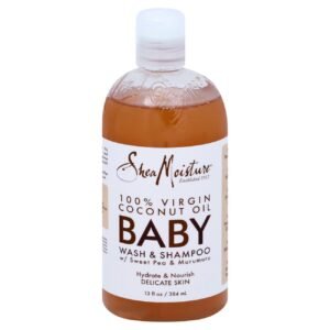 Shea Moisture Baby Coconut Oil - 100% Virgin Coconut Oil Baby Wash & Shampoo