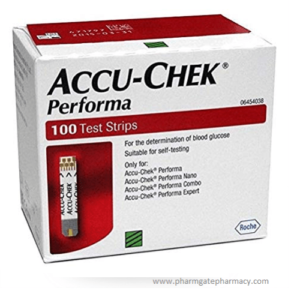 Accu Chek Performa Glucose Test Strips – Pack of 100