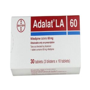 Adalat LA 60mg Tablets, 30 Tablets