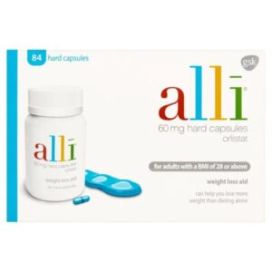 Alli 60mg Capsules  ? Orlistat 60mg, 84 Capsules