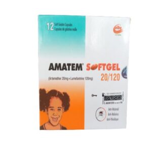 Amatem Soft Gel ? 20/120mg, 12 Soft Gel