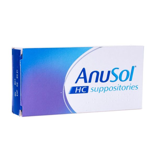 Buy Here Anusol HC Suppositories 12 Suppositories