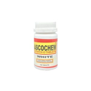 Ascochew Vitamin C 100mg Tablet ? White, 100 Tablets