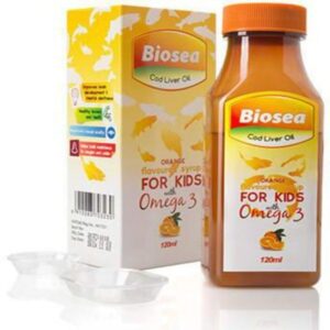 Biosea Cod Liver Oil For Kids With Omega 3 liquid, 120ml