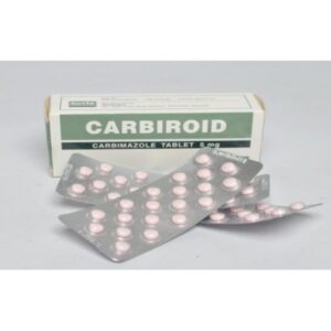 Carbiroid 5mg ? Carbimazole 5mg Tablets, 100 Tablets