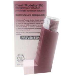 Clenil Modulite Beclomethasone 250mcg Inhaler, 200 Doses