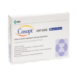 Cosopt Eye Drops ? Preservative Free Single Dose, 60 X 0.2ml