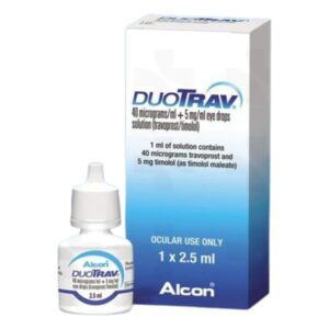 DuoTrav Eye Drops ? Travoprost and Timolol Eye Drops, 2.5ml