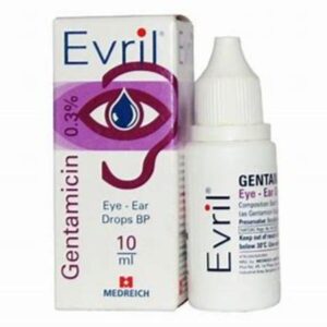 Evril Gentamicin Eye Ear Drops, 10ml