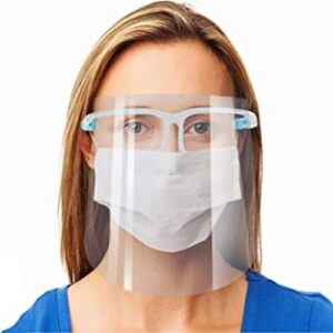 buy Face Shield mask with glasses frame best price in nigeria from Allschoolabs.com