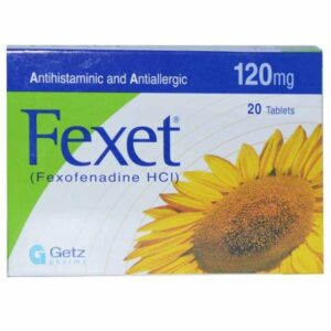 Fexet 120mg Tablets ? Fexofenadine 120mg, 20 tablets