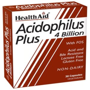 HealthAid Acidophilus Plus ? 4 Billion, 30 Vegicaps
