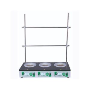 Heating Mantle PE-4100-3 (3×0.5L) Digital with Set of Racks