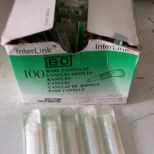 bd interlink bare cannulae