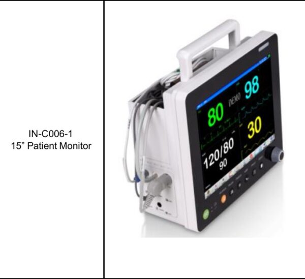 IN-C006-1 15 Inch Patient Monitor
