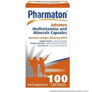 Pharmaton Advance Multivitamin and Mineral Capsules 100 Caps