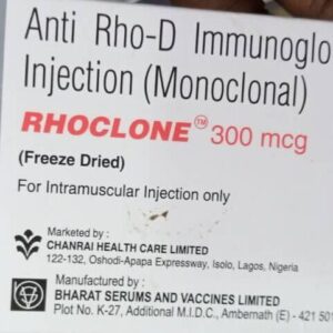 Buy RHOCLONE INJECTION best price in nigeria Allschoolabs.com