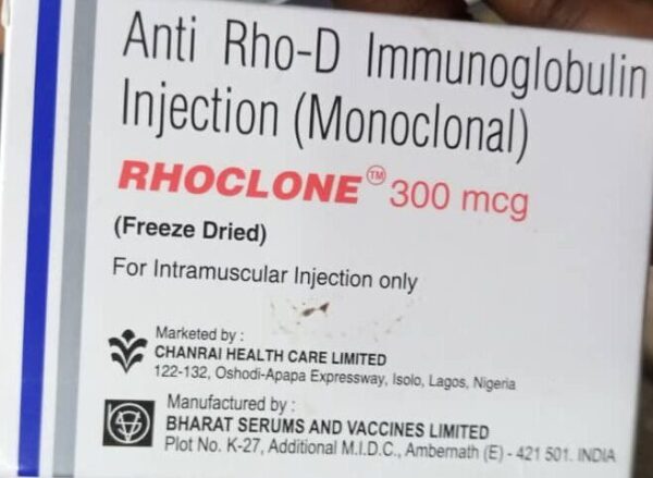 Buy RHOCLONE INJECTION best price in nigeria myAllschoolabs.com