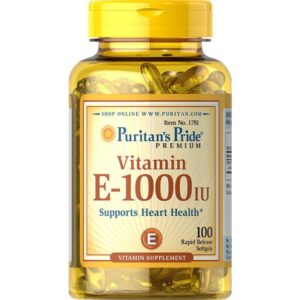 Puritan?S Pride Vitamin E 1000IU ? 100 Softgels