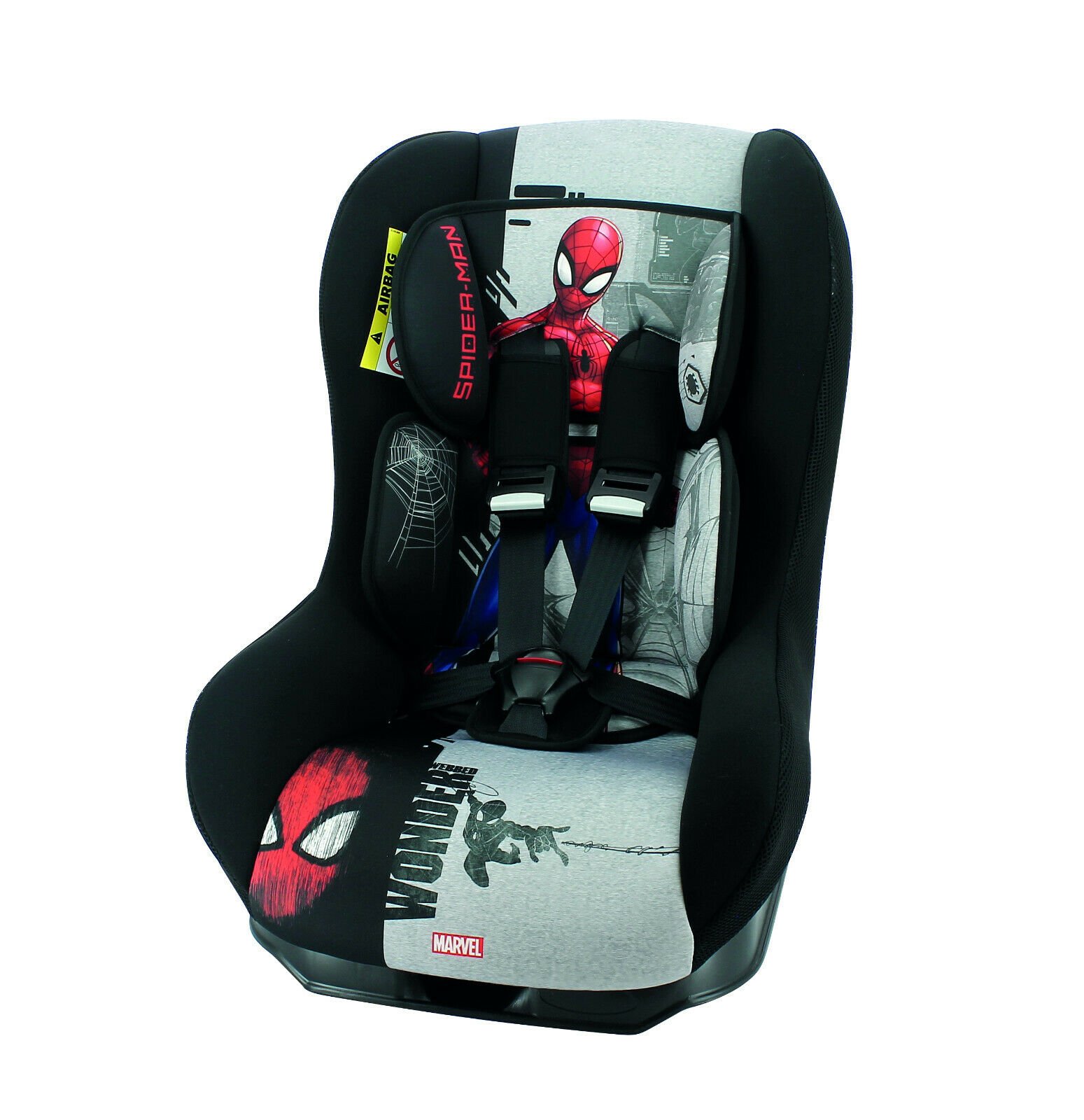 Nania Driver Group 0+/1 Infant High Booster Car Seat, Disney Spiderman