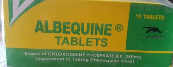 Albequine chloroquine phosphate 250mg tablet in myAllschoolabs.com