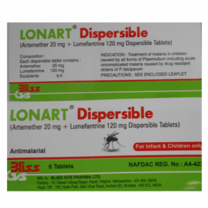 Lonart Dispersible For Children By 6
