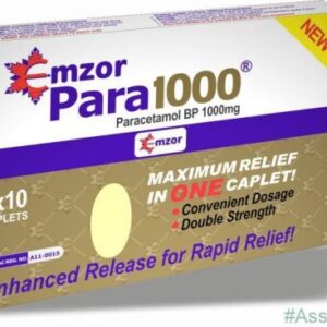 Emzor Para1000 Caplets 10 Caplets