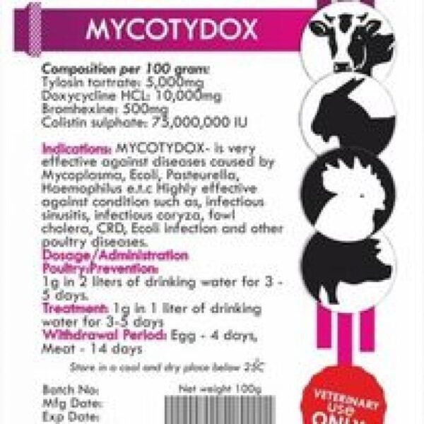 Mycotydox | Veterinary Medicine |100G