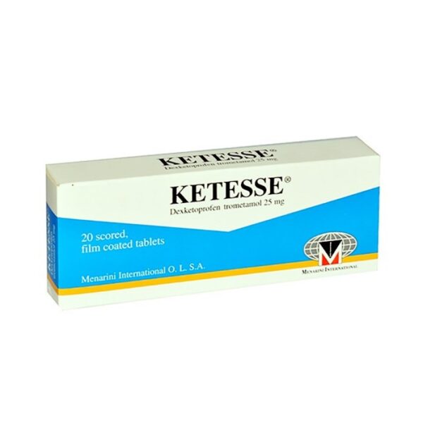 Ketesse 25mg By 20 Tablets