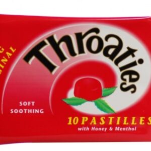 Throaties With Honey & Menthol Original X 10