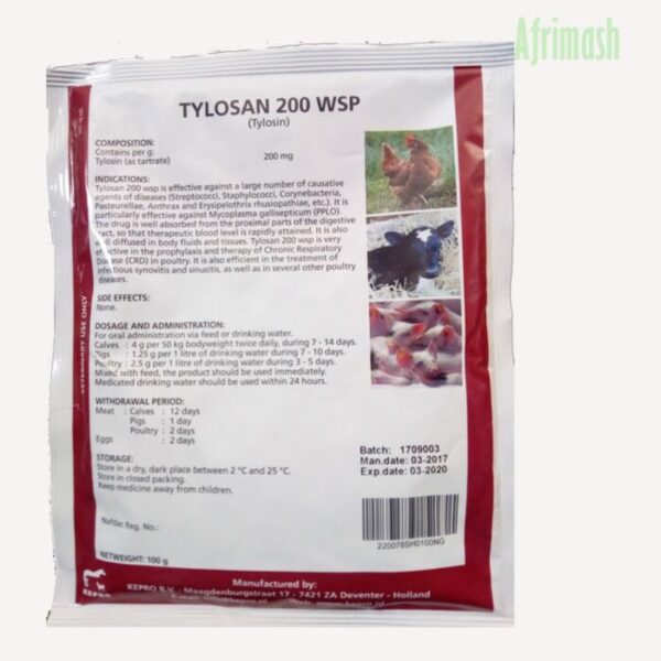 Tylosan 200 Antibiotics (WSP | 100g)