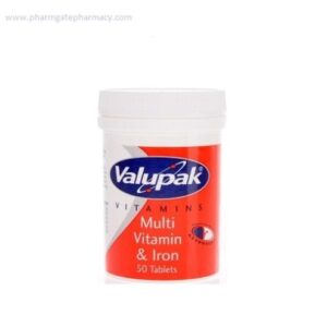 Valupak Multivitamin & Iron Tablets X 50