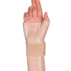 wrist splint with thumb grip