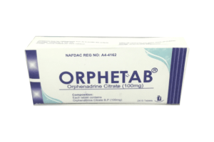 Orphetab 100mg By 20 Tablets