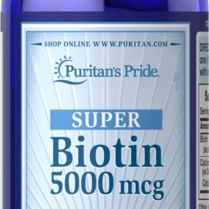 Puritan's Pride Biotin 5000mcg Capsules X 60 - request current price on allschoolabs.com