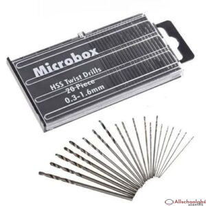 1Pack(20PCS) Mini Drill Bit 0.3mm-1.6mm