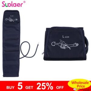 Adjustable Adult Arm Digital Blood Pressure Monitor Cuff Single Tube Tonometer Cuff Sphygmomanometer BP Meter 22-32cm & 22-48cm