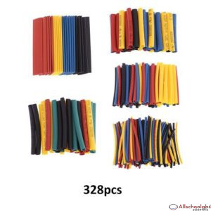 328pcs 8 Sizes Professional Colorful Polyolefin 2:1
