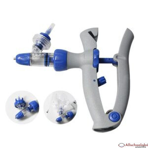 5ml Cattle Syringe Gun Adjustable and Continuous Syringe Injection Animal Injector for Poultry Livestock Pig Goat