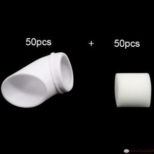 50 Pcs DIY Hydroponic Colonization Cups Flower Container Plant Grow Pot Cup Hydroponics Vertical Tower Plant Pots Accessories