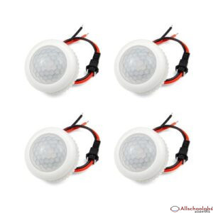4Pcs 220V PIR Motion Sensor Switch ON / OFF IR Infrared Human Body Indction Sensor Light Control Module LED Lamp Or Fan