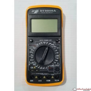 Digital Multimeter DC AC Voltmeter Measures Voltage Tester Current Resistance Continuity Frequency Tests Diodes Electrician Repair Tools
