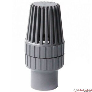 25mm 32mm 40mm 50mm ID Gray One Way Non Return Check Valve Basket Foot Bottom Valve Water Pump Accessories Aquarium Fish Tank