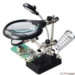 Arduino MG16129-C Soldering Stand With Magnifier And LED Light