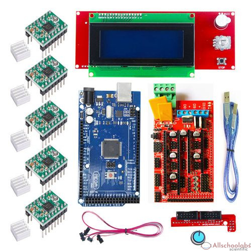 Материнская плата Arduino Mega 2560 с контроллером ATmega16U2