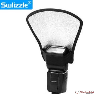 2-in-1 SilverWhite Camera Flash Diffuser Softbox Photo